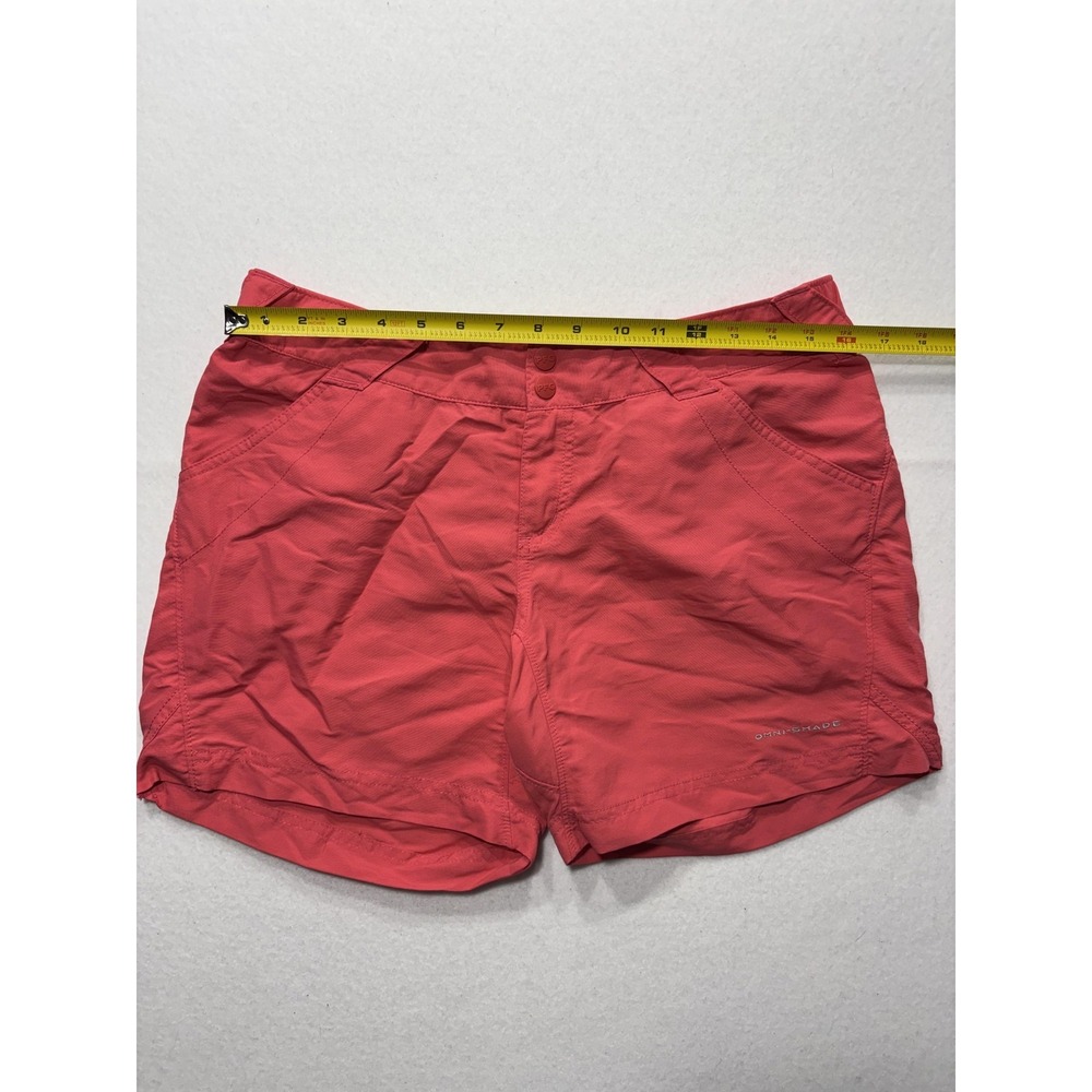 Columbia PFG Shorts Womens M Pink Omni-Shade Fishing Quick Dry UV Lightweight - Picture 5 of 11